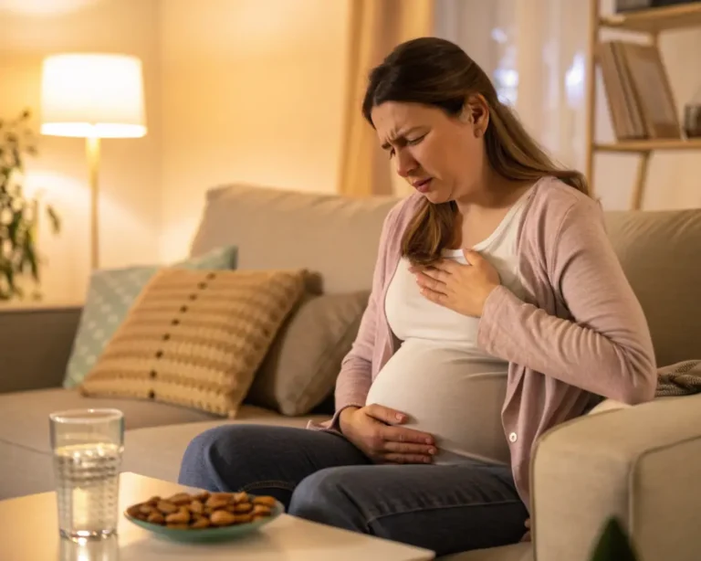 Migdały w ciąży – idealny sposób na zgagę i inne ciążowe dolegliwości?